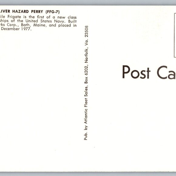 Postcard  Unposted  Warships [Frigates] Lot of 8 Historic Collection #1170 - Picture 10 of 16